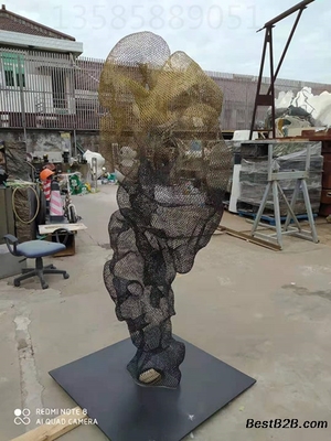 九江室內外不銹鋼假山雕塑與網(wǎng)格鏤空山雕塑制作工廠探析